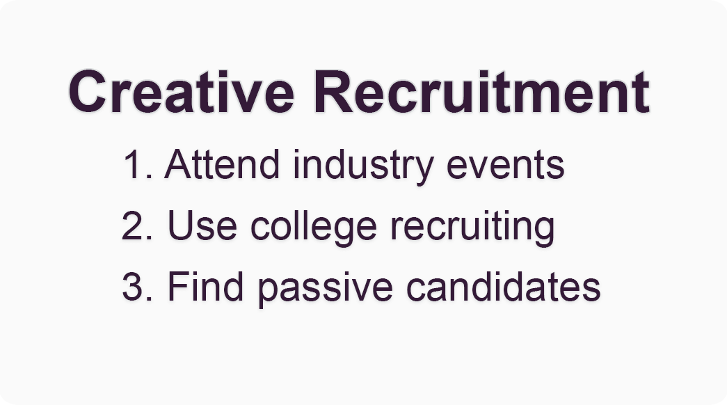 creative recruitment ideas